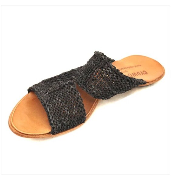 NIB CYDWOQ Brave Woven Leather Sandals (42) 11 - Picture 4 of 9